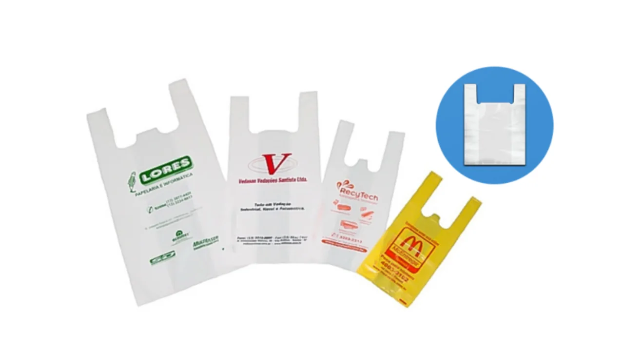 T-shirt bags output examples T-shirt bags ? vest and grocery bags at retail volume