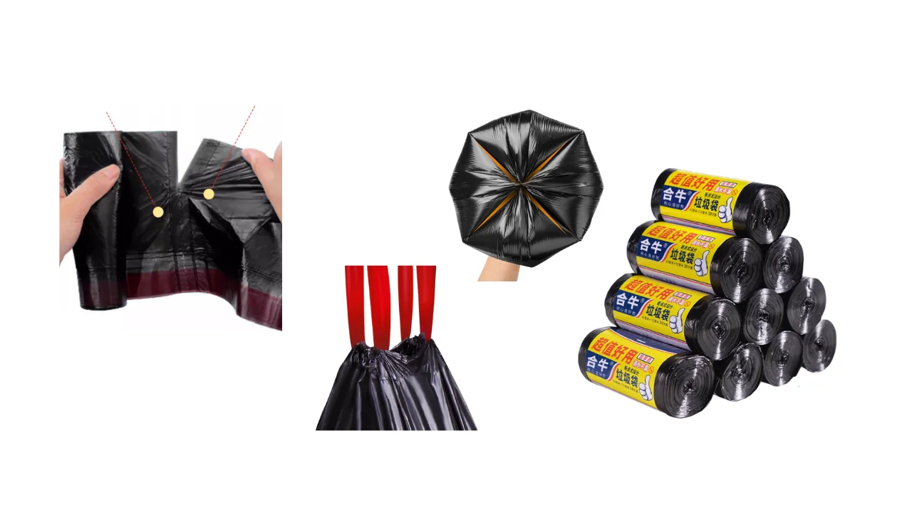 Garbage bags product examples Garbage bags ? drawstring and refuse bags with recycled content